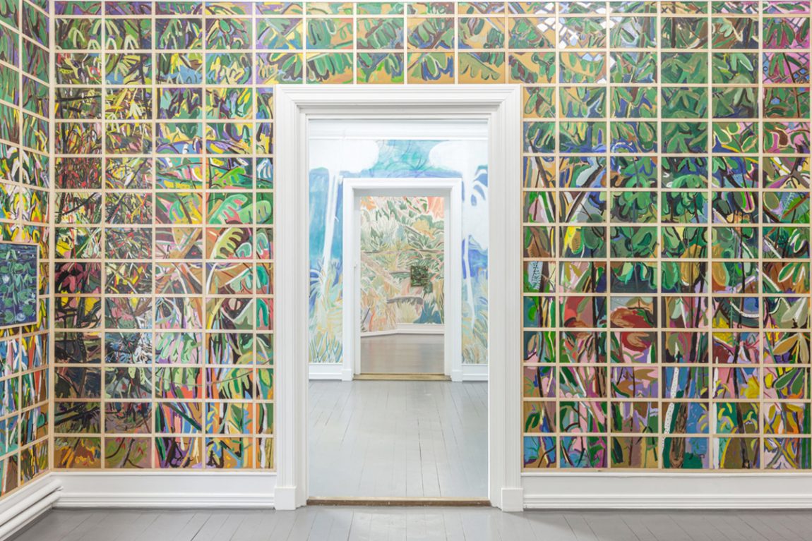 I mange år har Galleri LNM holdt til ved Bankplassen. Snart åpner de i nye og svært spesielle lokaler. Her fra utstillingen «Hole in The Woods» av Anreas Siqueland på LNM høsten 2019. (Foto: LNM.) (Foto: Galleri LNM/ByDriv/Facebook.)