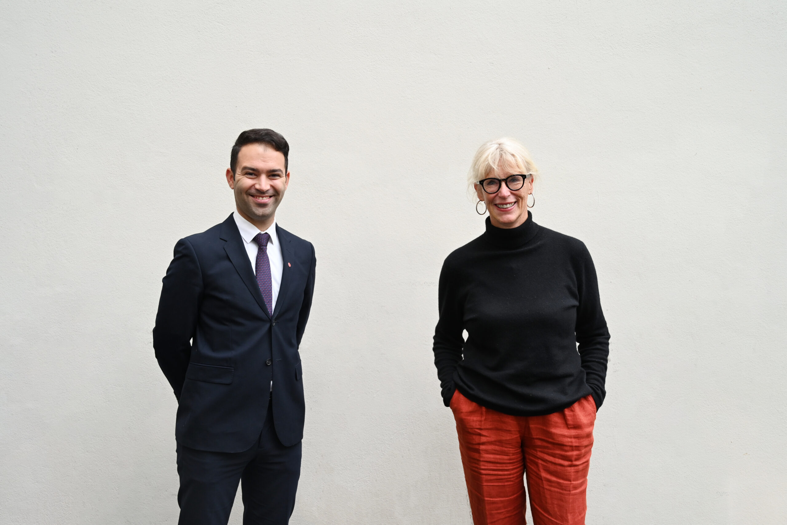 Mani Hussaini og Agnes Moxnes. (Foto: Subjekt.)