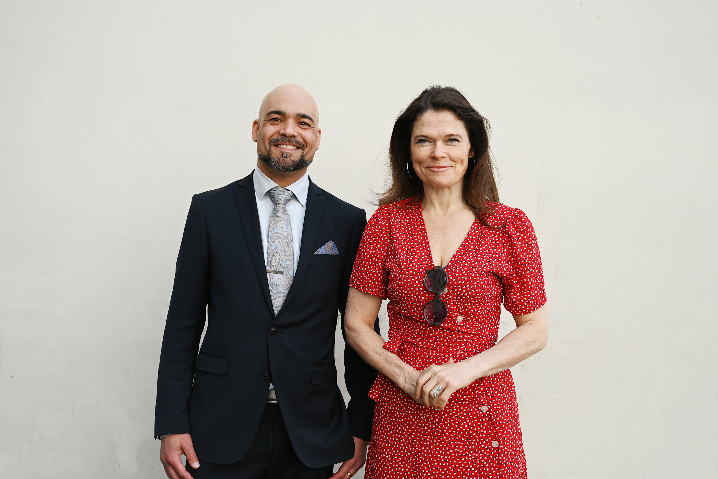 Hatem Ben Mansour og Cecilie Hellestveit