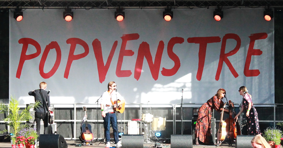 Fra Rødts festival Popvenstre. (Illustrasjonsfoto: Popvenstre.)