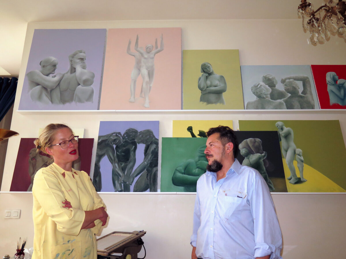 Alt går bra, Agnes Nedregård og Branko Boero. (Foto- Oda Sofie Mathisen Gallefoss.)