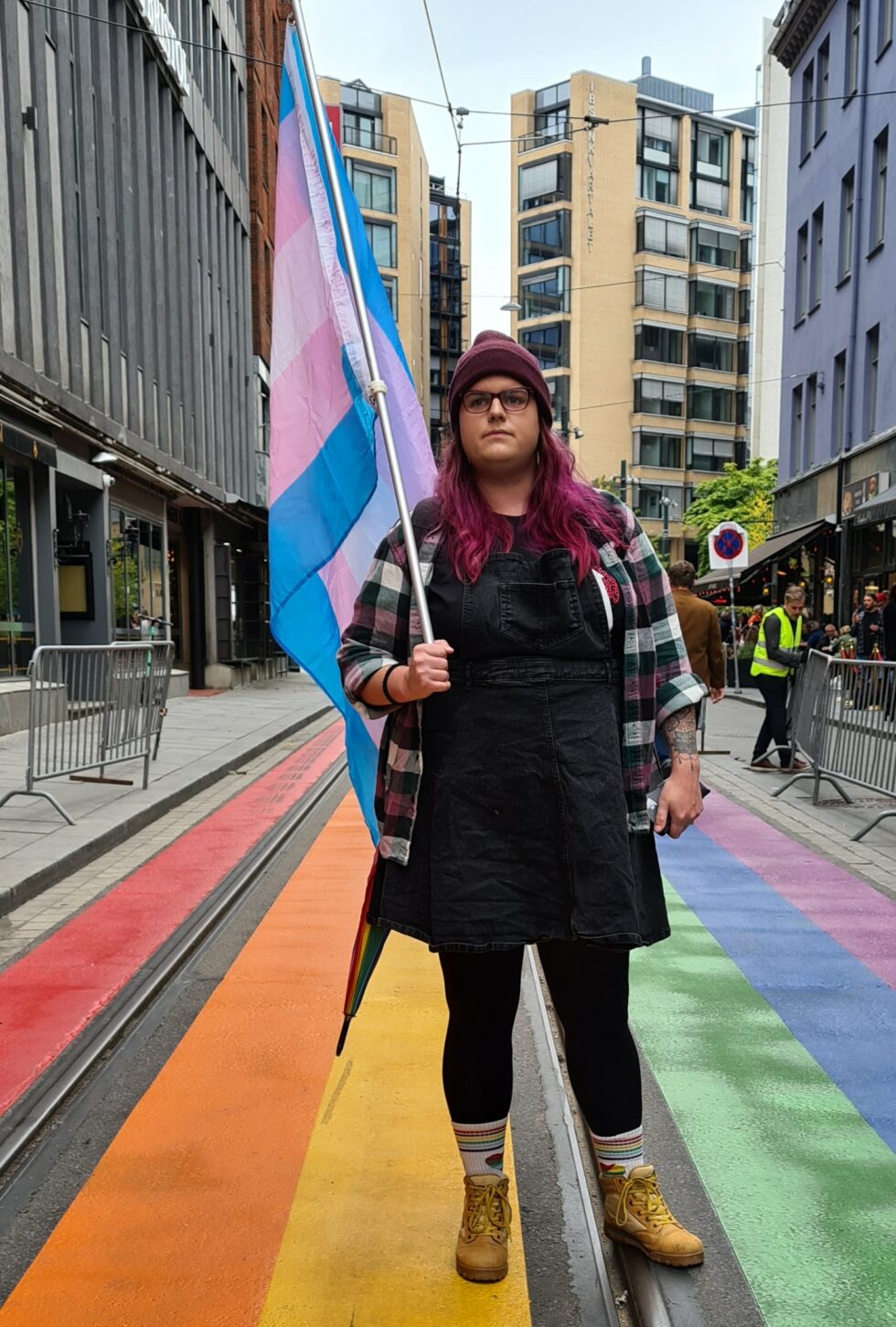 Christine Jentoft pride 2022. (Foto: Privat.)