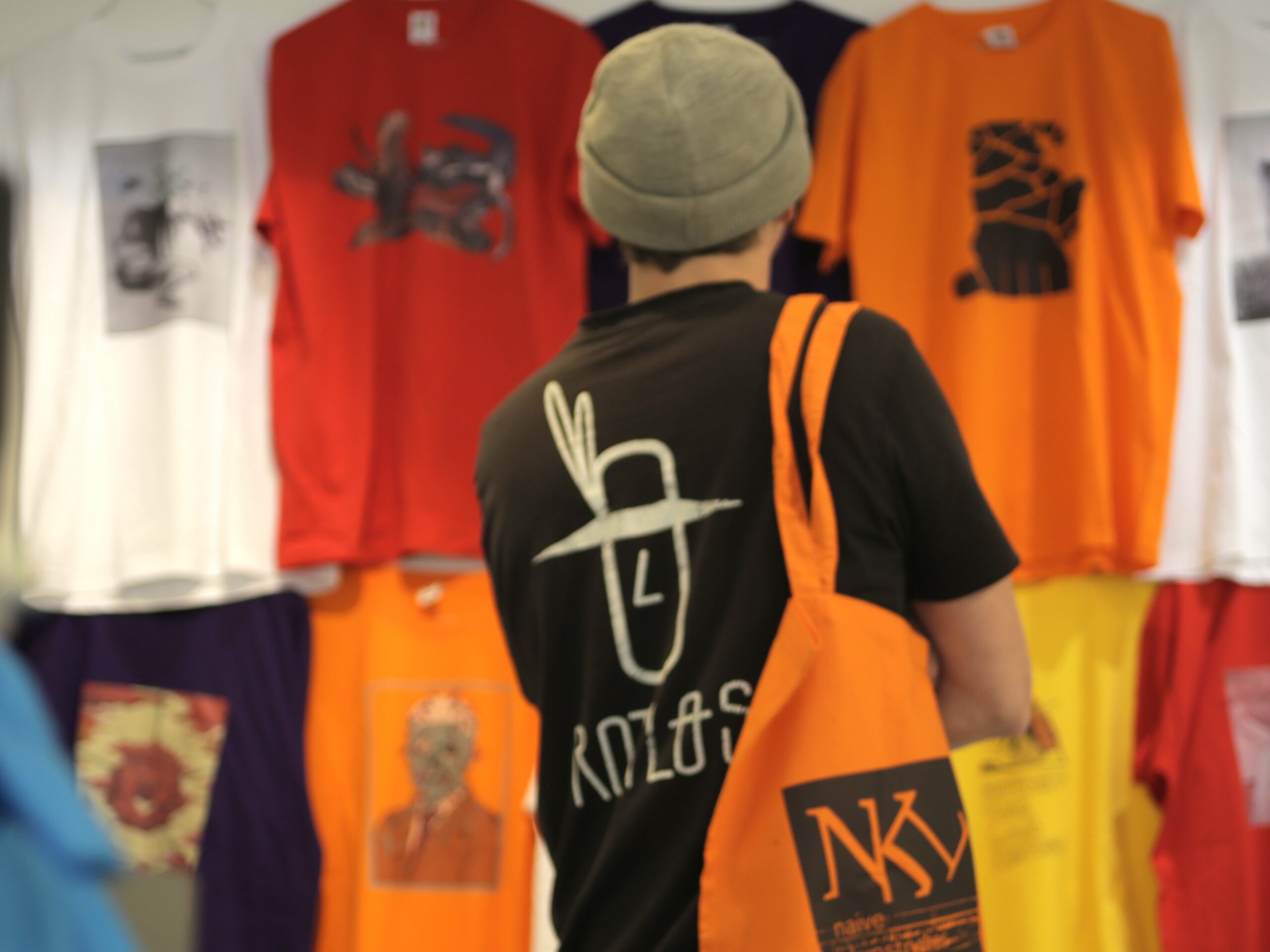 Lars Kjemphol t-skjortekunst (Foto: Lars Kjemphol.)