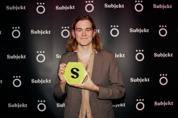 Sverre Breivik, best kjent under artistnavnet Metteson, vant Årets artist under Subjektprisen 2022. (Foto: Helge Brekke.)