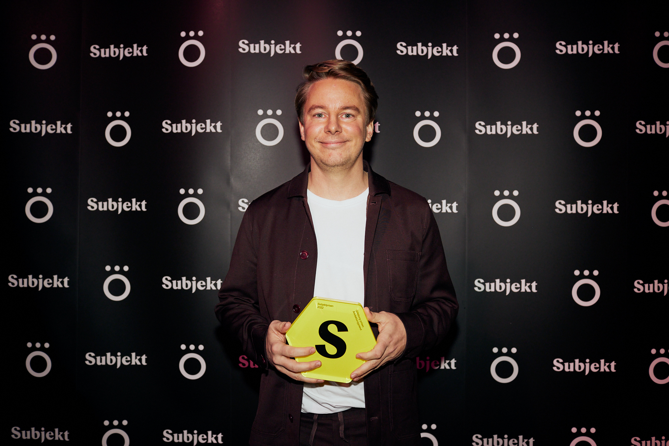 Arkitekturopprøret, her ved Erik Holm, vant Göteborgprisen under Subjektprisen 2022. (Foto: Helge Brekke.)