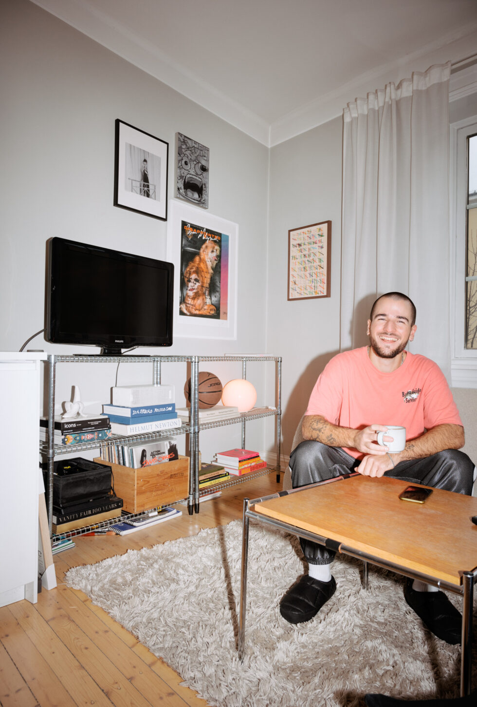 Julius Karoubi i sitt hjem.