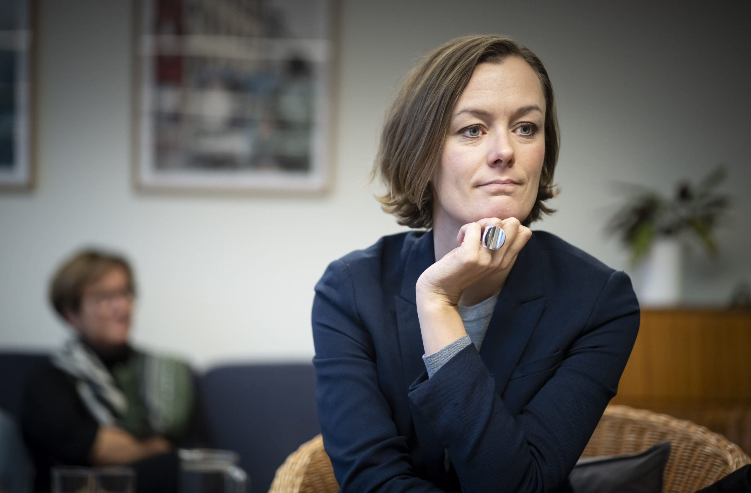 Oslo 20221115. Kultur- og likestillingsminister Anette Trettebergstuen besøkte Blå Kors tirsdag. (Foto: Ole Berg-Rusten/NTB.)