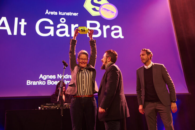 Alt går bra ble Årets kunstner. (Foto: Helge Brekke.) 