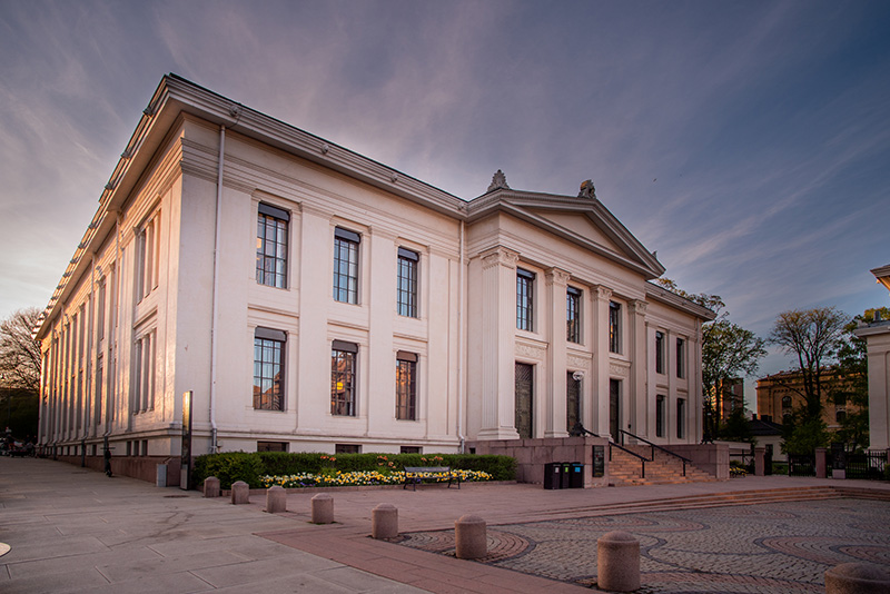 Domus bibliotheca ved Universitetet i Oslo. (Foto: Universitetet i Oslo.)