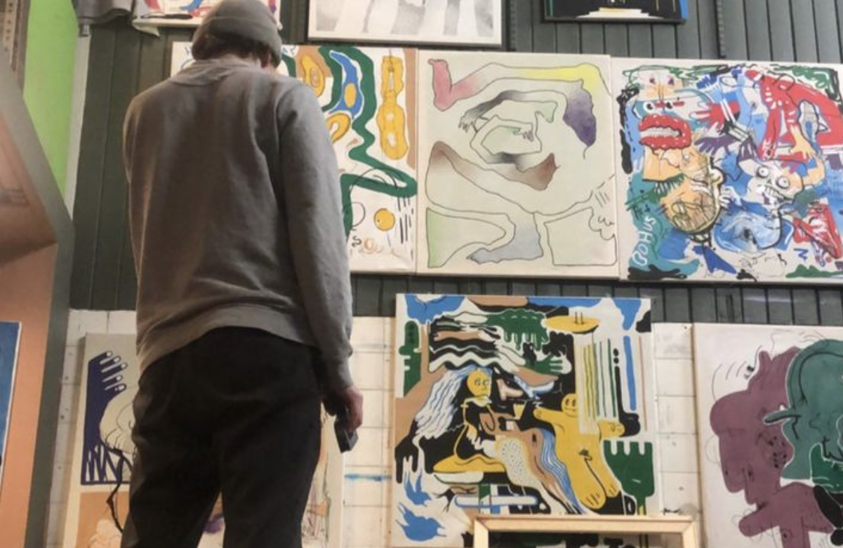 Ole Fredrik Hvidsten hos Hos Arne. (Foto: Ole Fredrik Hvidsten.)