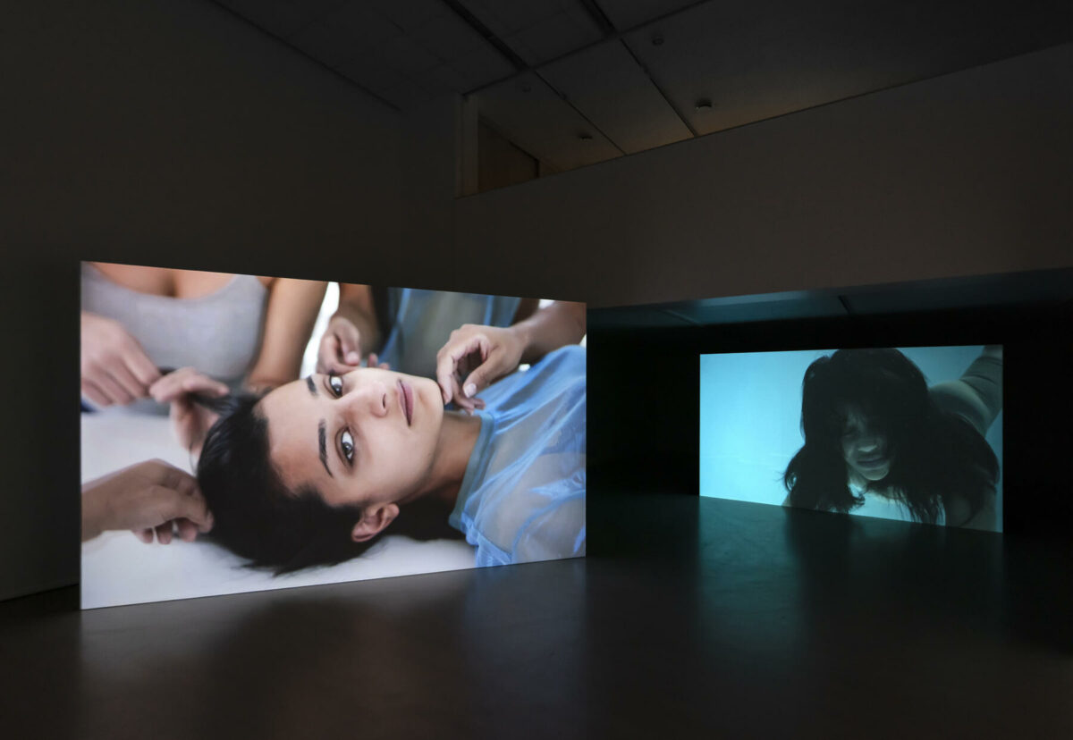 Synnøve Sizou G. Wetten viser «Awareness III» ved Trøndelag senter for samtidskunst. (Foto: Susann Jamtøy/Trøndelag Senter for samtidskunst.)