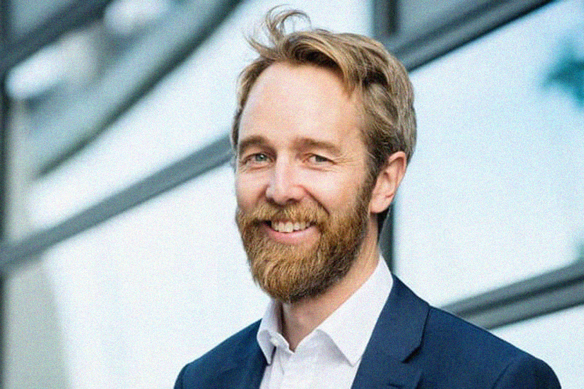 Kommunikasjonssjef i Gyldendal, Steffen Aagedal. (Foto: Apeland.)