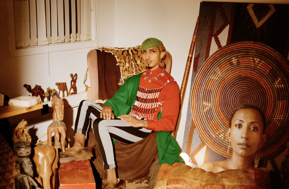 Fotografi fra Ahmed Umars atelier. (Foto: Julie Hrnčířová.)