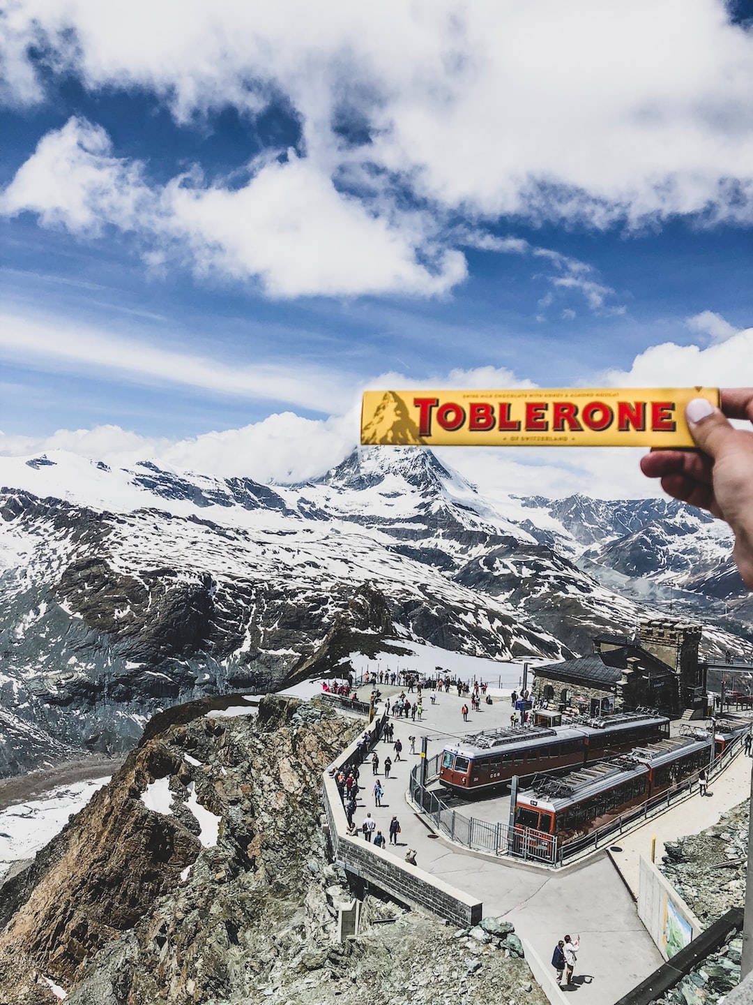 Mondelez' Toblerone foran Matterhorn. (Foto: Morgan Thompson.)