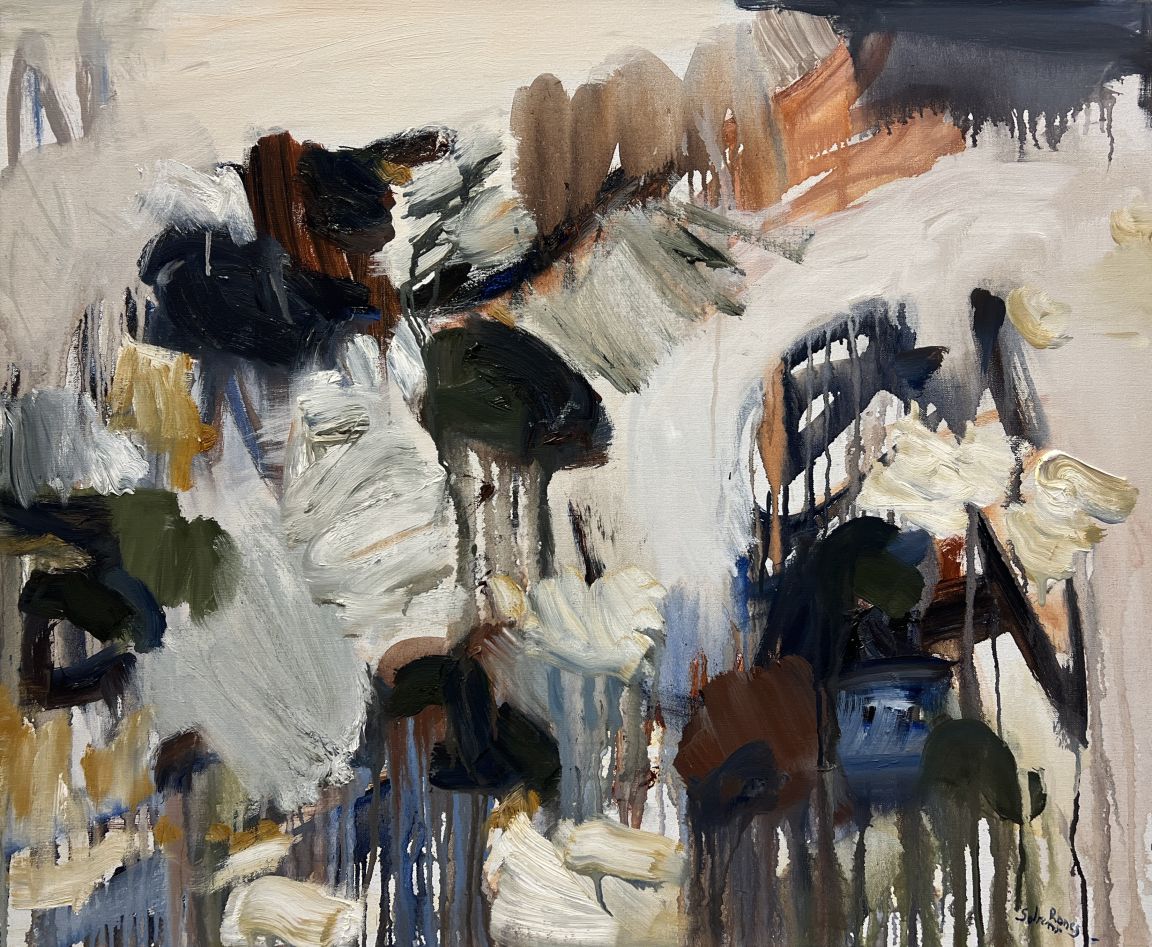 Solrunn Rones stiller ut ved Dropsfabrikken. (Foto: Dropsfabrikken.)