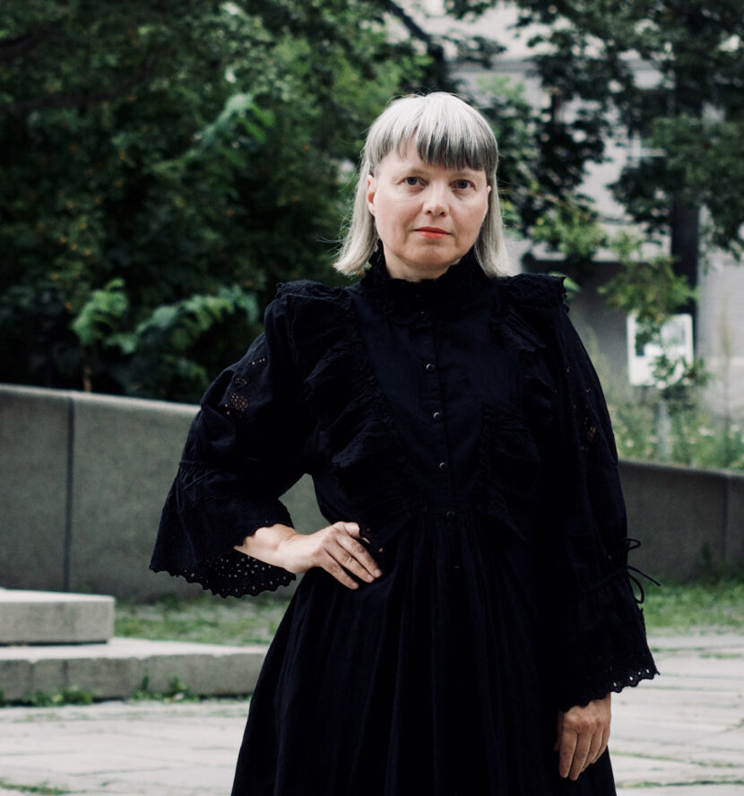 Kunstner og styreleder i Tegnerforbundet, Tanja Thorjussen (Foto: Jannik Abel.)