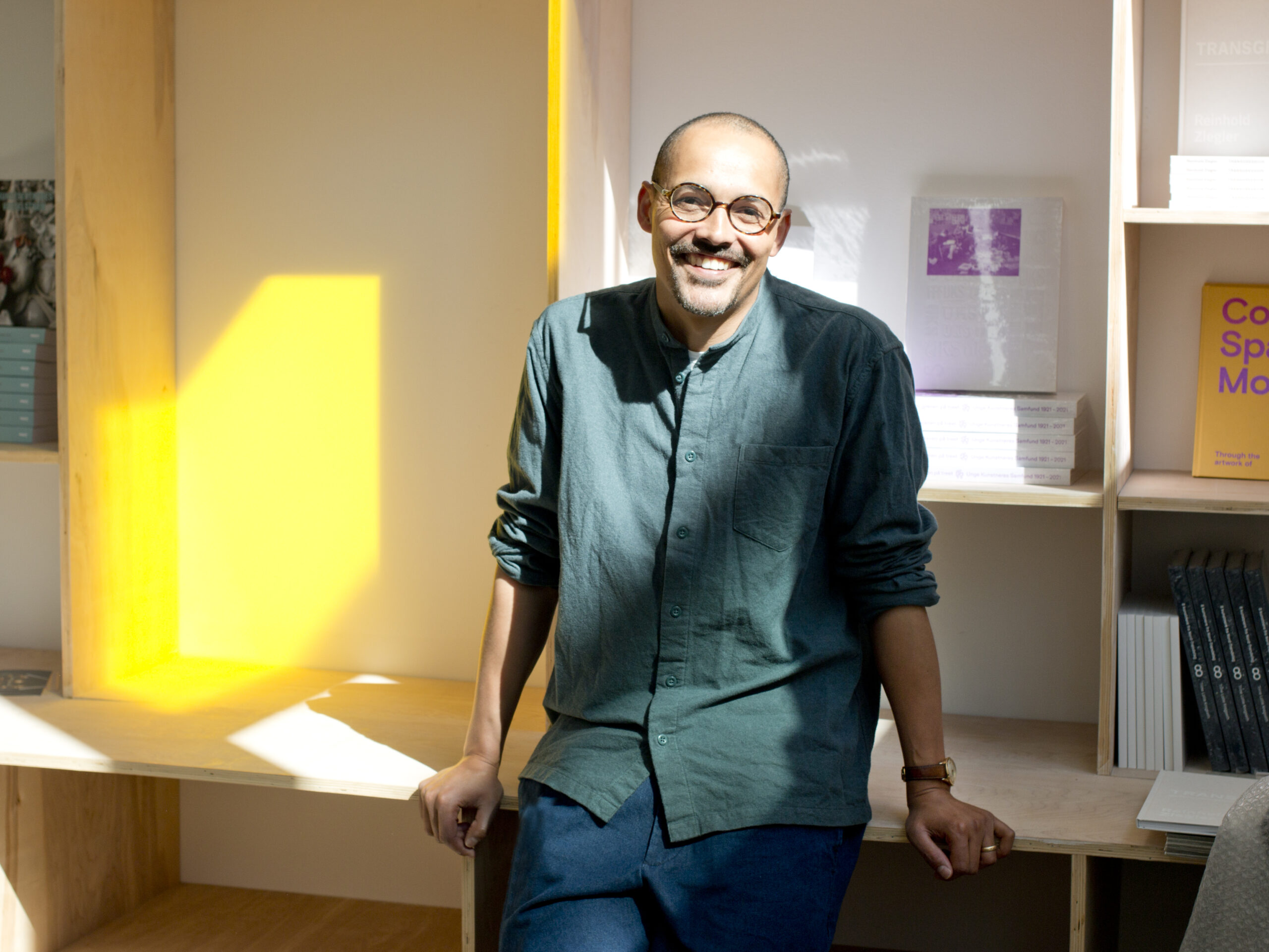 Daglig leder ved Trøndelag senter for samtidskunst, Carl Martin Rosenkilde Faurby. (Foto: AMS.)