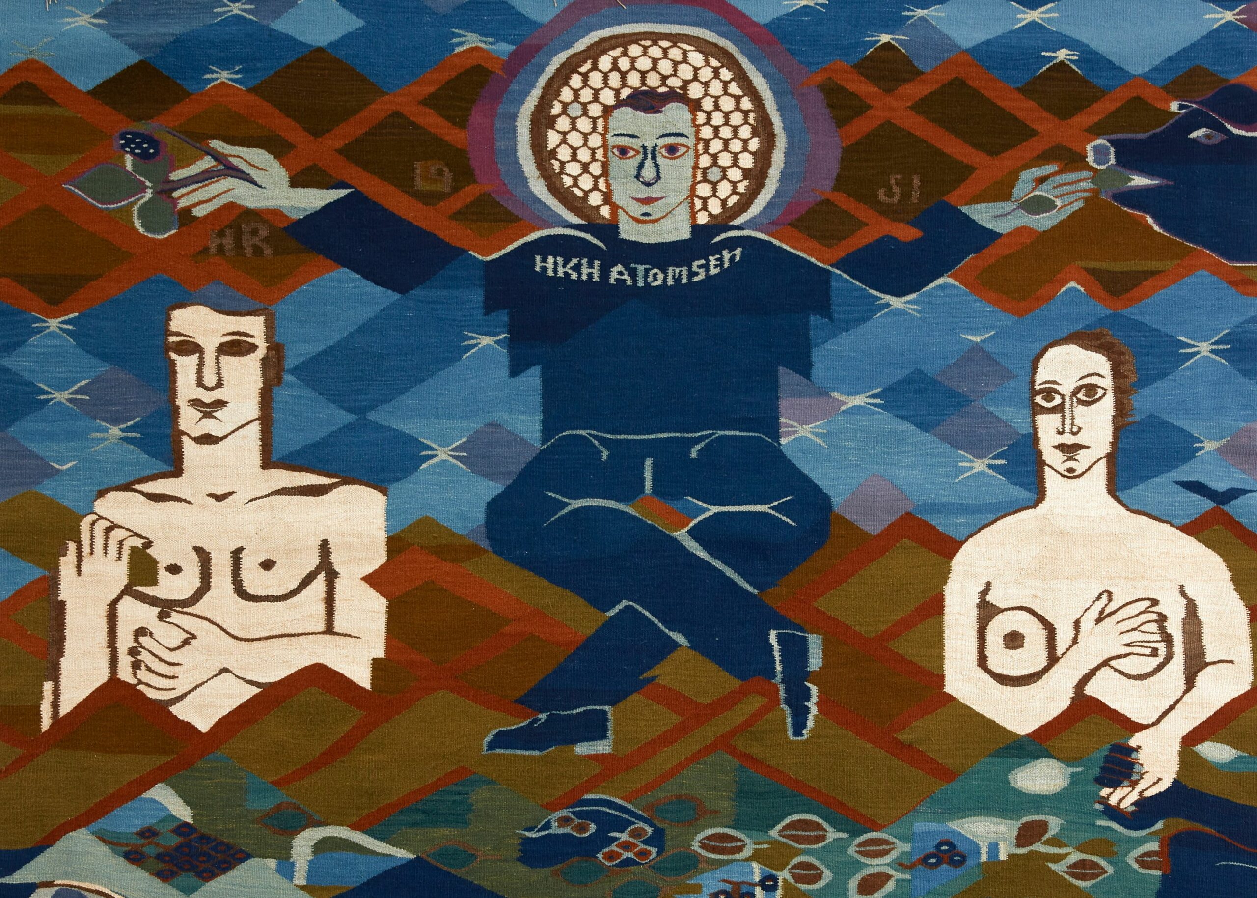 Hannah Ryggen, "Atomsen/Mr. Atom" 1951. (Foto: Blomqvist.)