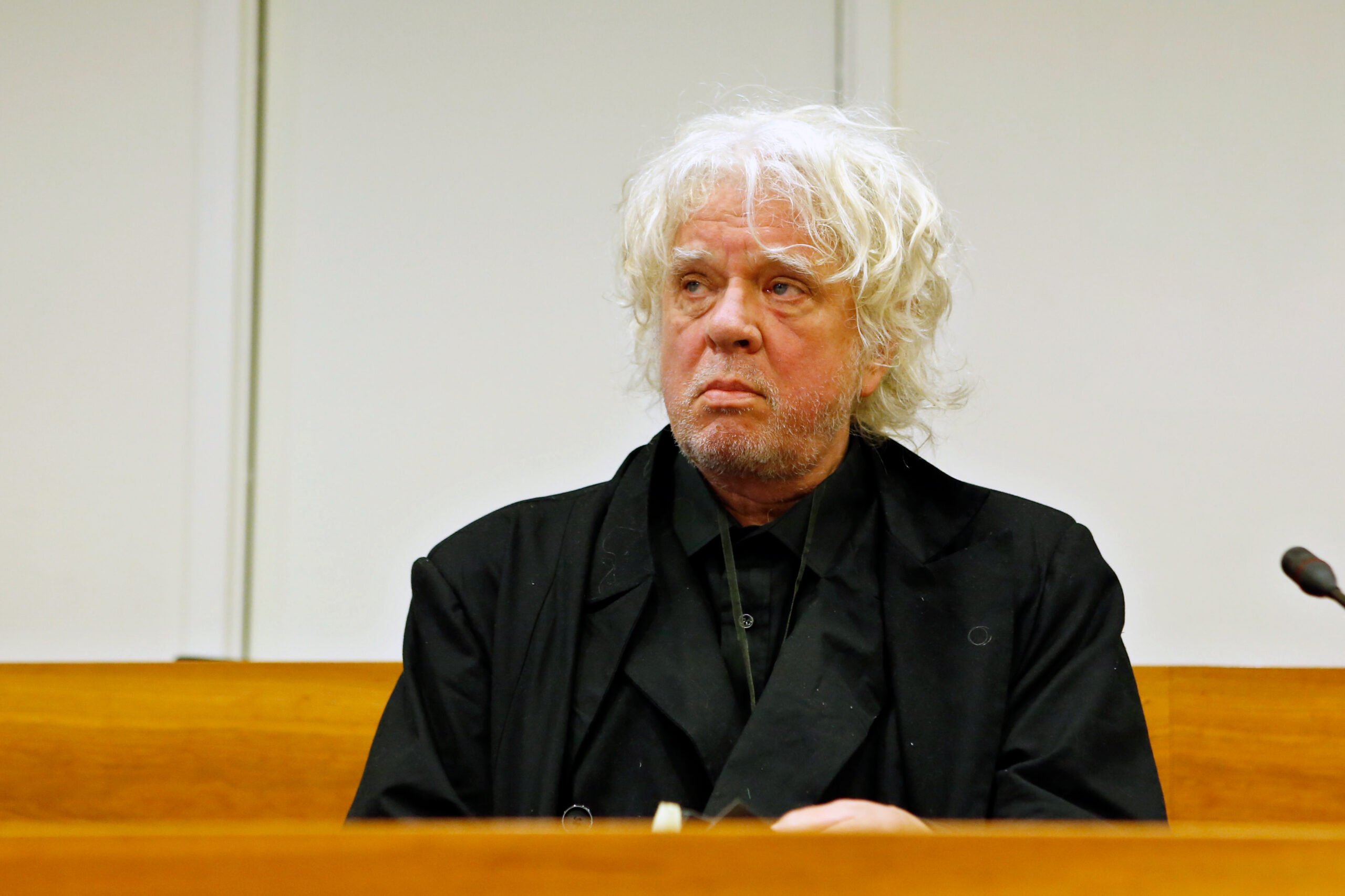 Kitsch-maler Odd Nerdrum i Borgarting lagmannsrett under anken i skattesaken mot ham, 2012. (Foto: Håkon Mosvold Larsen/NTB.) 1