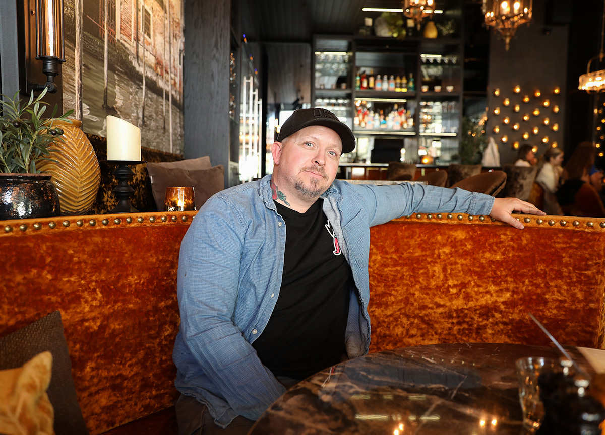 Kunstner Bjørge Rødfjell (Foto: Linn de Lange.)