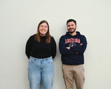 Astrid Hoem og Alexander Zlatanos Ibsen (Foto: Aurora Henni Krogh.)