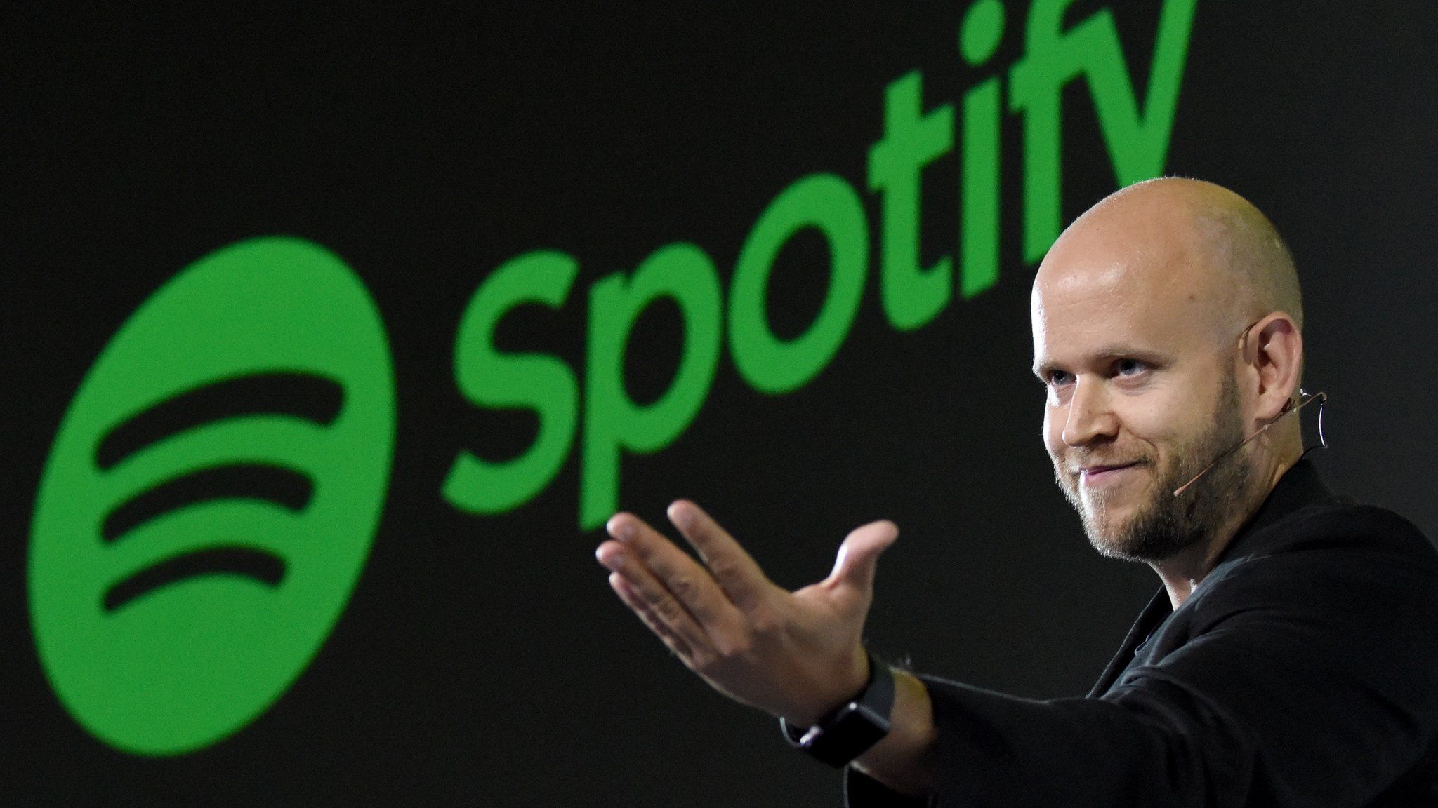 Daniel Ek i Spotify. (Foto: BBC.)