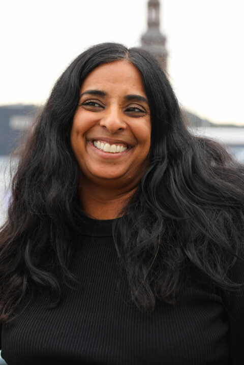 Kultur- og likestillingsminister Lubna Jaffery. (Foto: Linn de Lange).