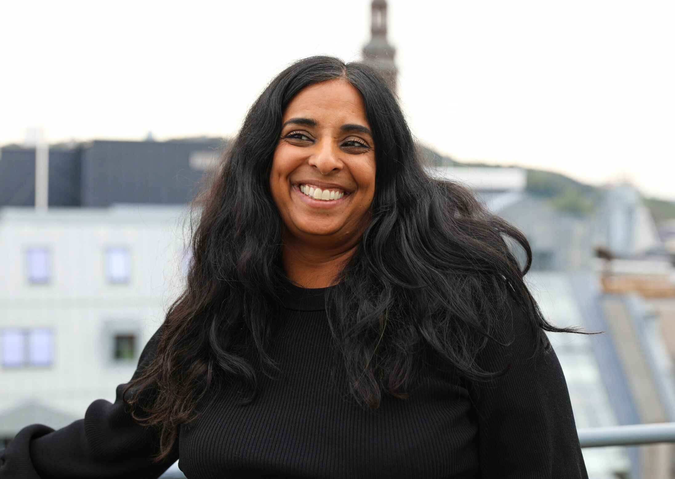 Kultur- og likestillingsminister Lubna Jaffery. (Foto: Linn de Lange).