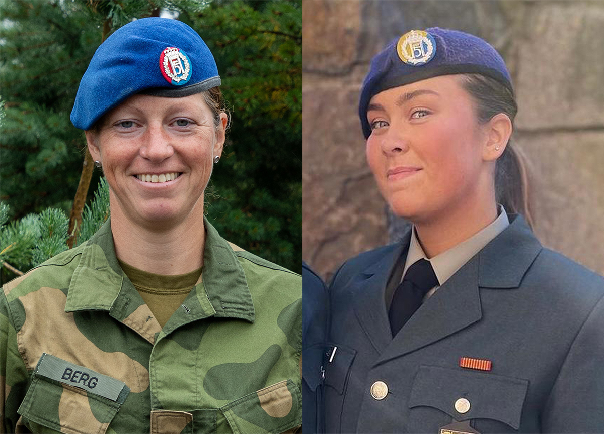 Nina-Sofie Berg og Anne-Margrethe Aasen. (Foto: privat).