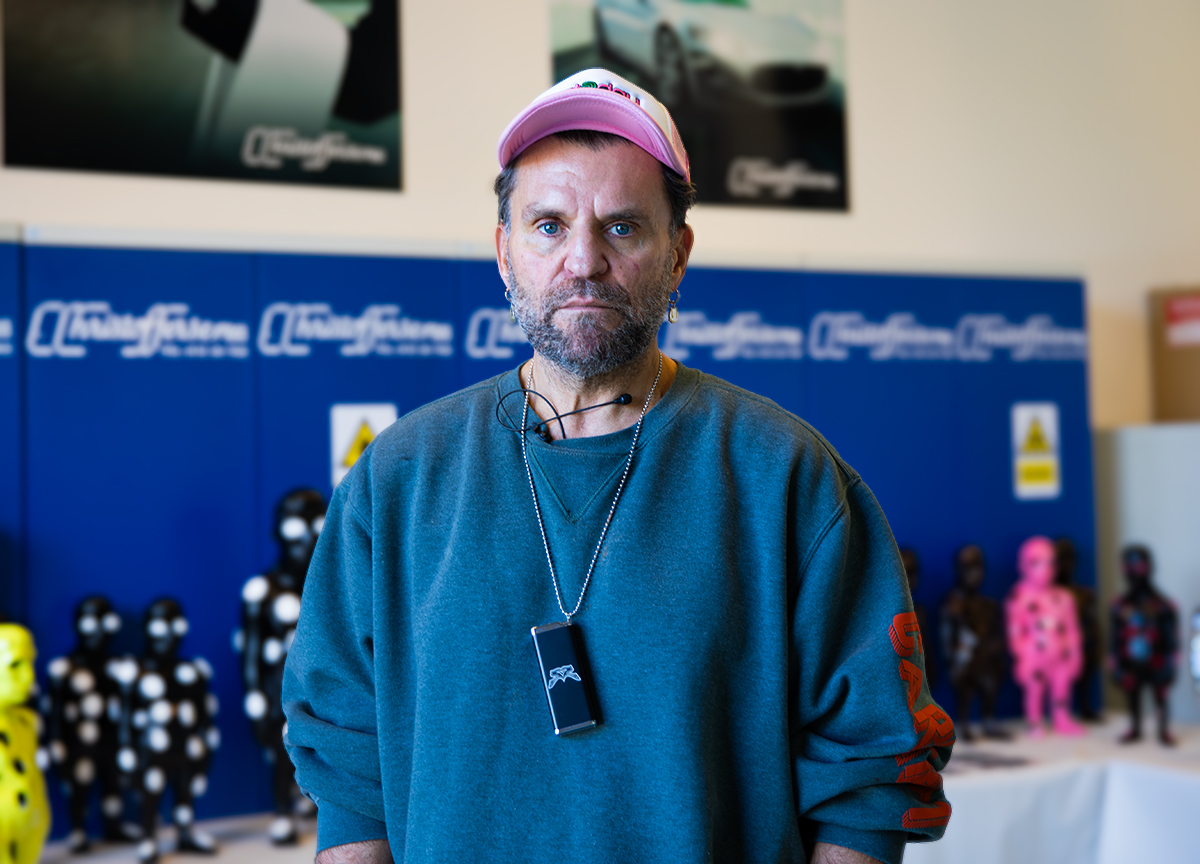 Kunstner Bjarne Melgaard. (Foto: Linn de Lange.)