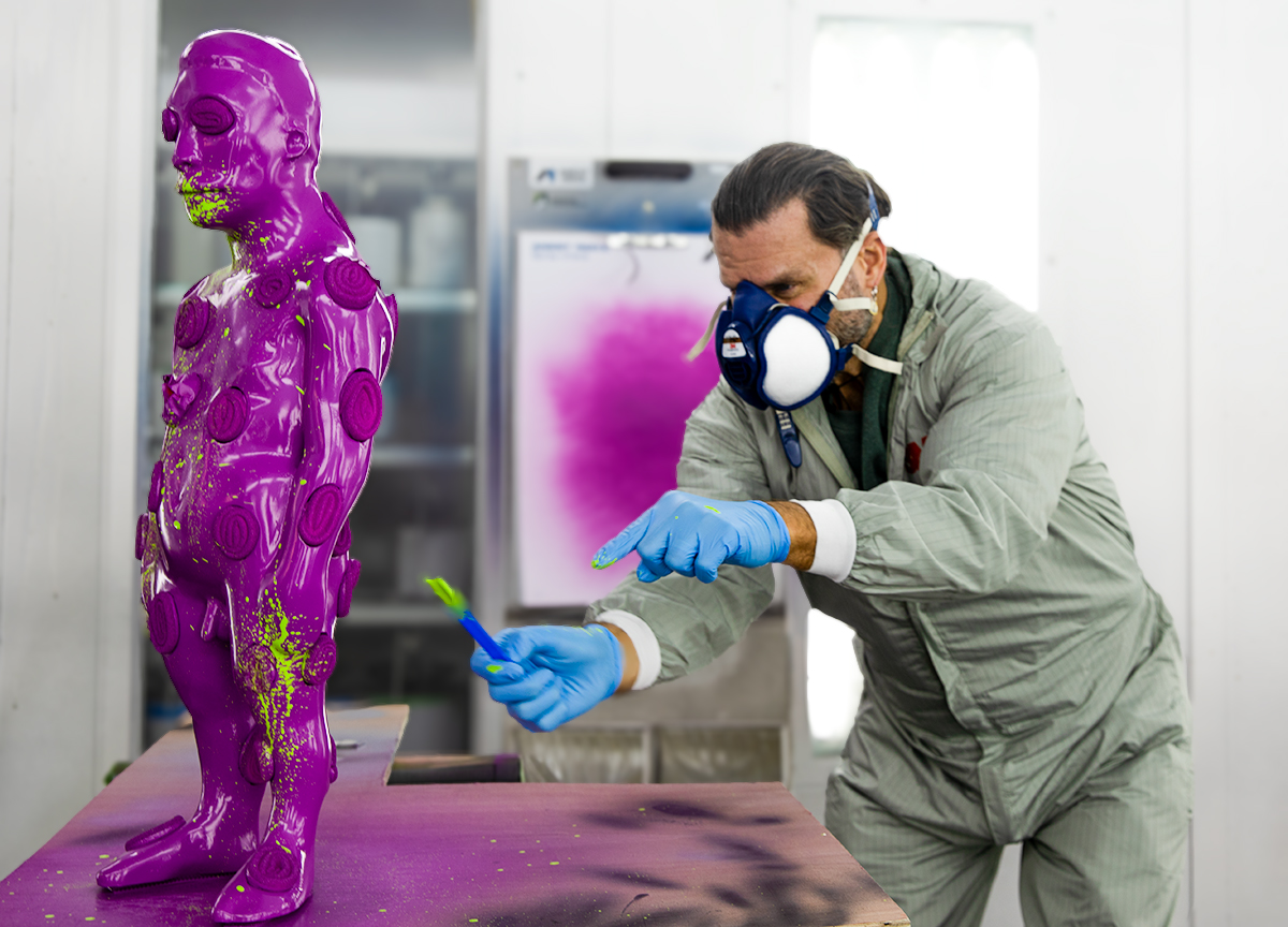 Kunstner Bjarne Melgaard. (Foto: Linn de Lange.)