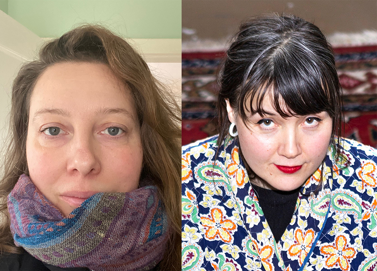 Corrina Thornton og Veslemøy Lilleengen. (Foto: Privat.)