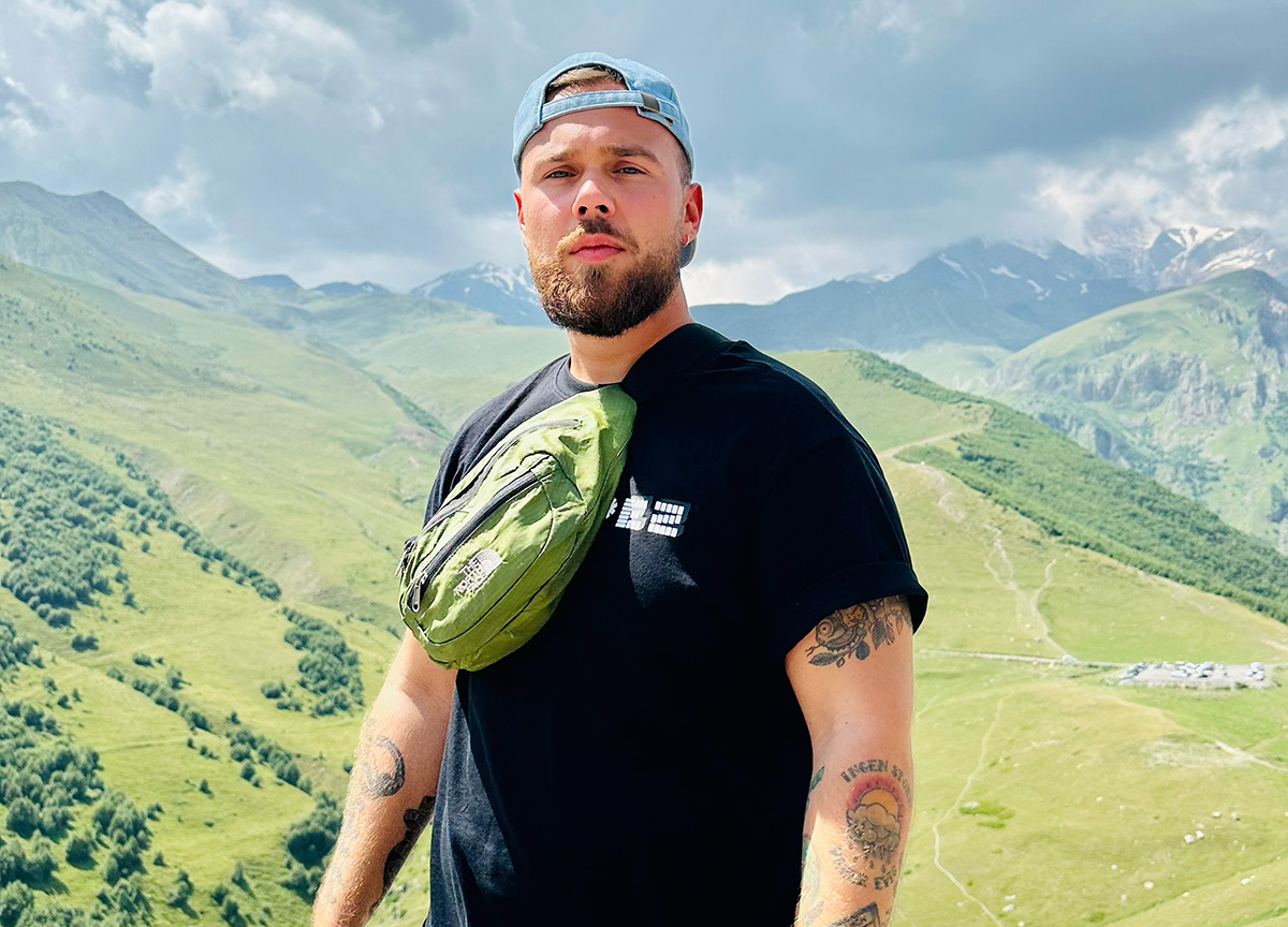 Tiktok-profil Johannes Uthaug. (Foto: Privat.)