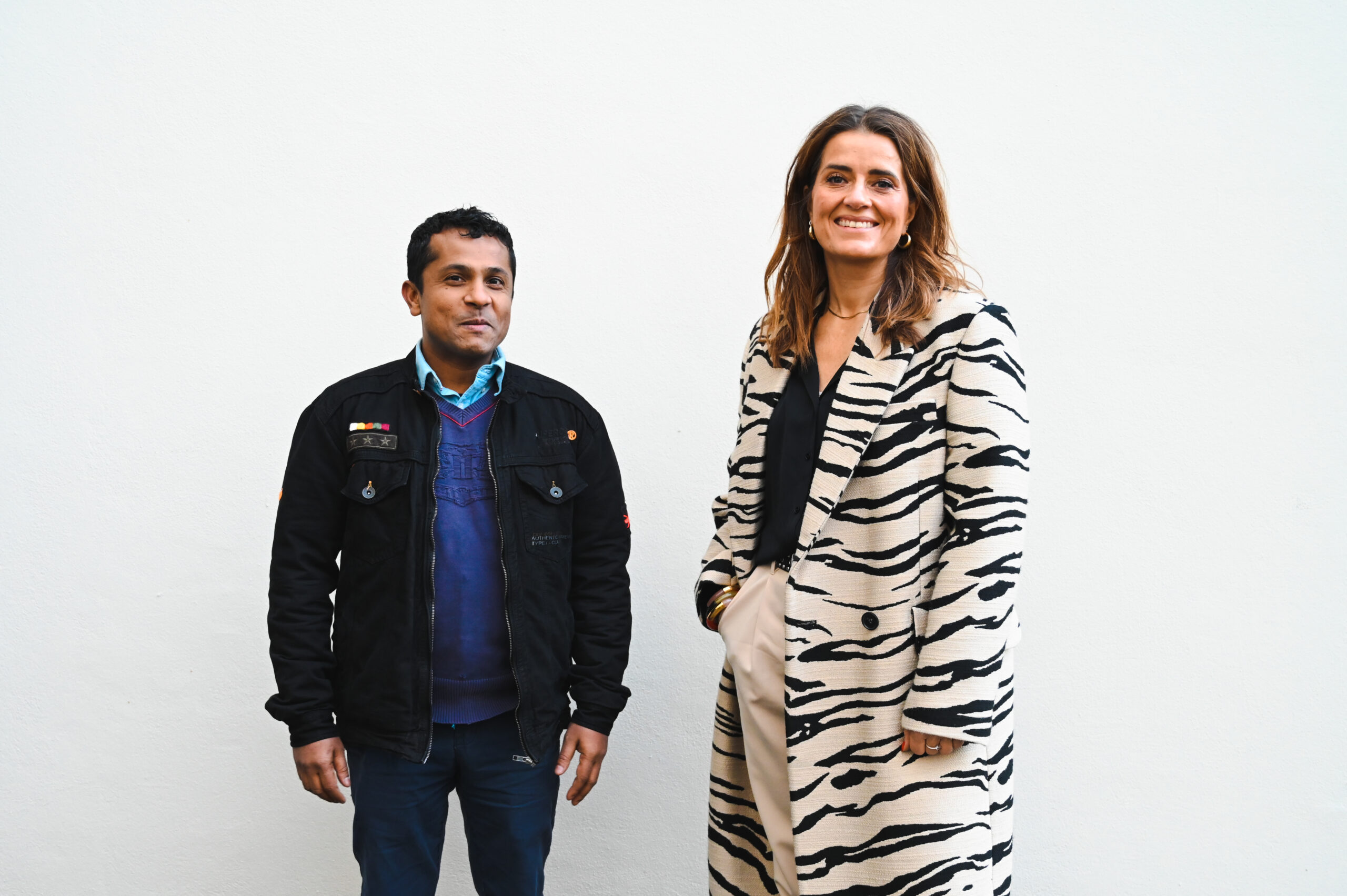 Majoran Vivekananthan og Kjersti Mo hos Etikk og estetikk (Foto: Aurora Henni Krogh.)