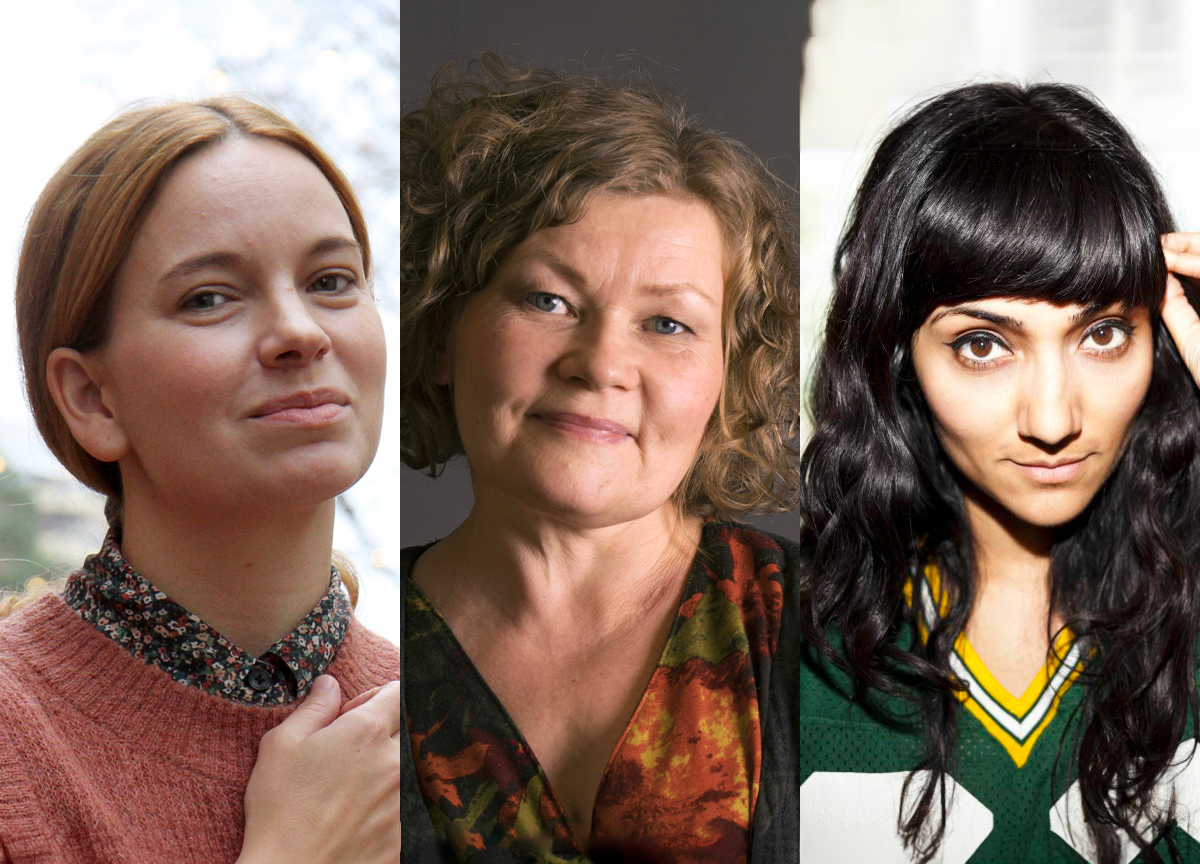 Musikerne Marit Larsen, Kristin Mellem og Samsaya. (Foto: Gitte Johannessen/Kultnett/Mille Frømyhr.) 1 25:18