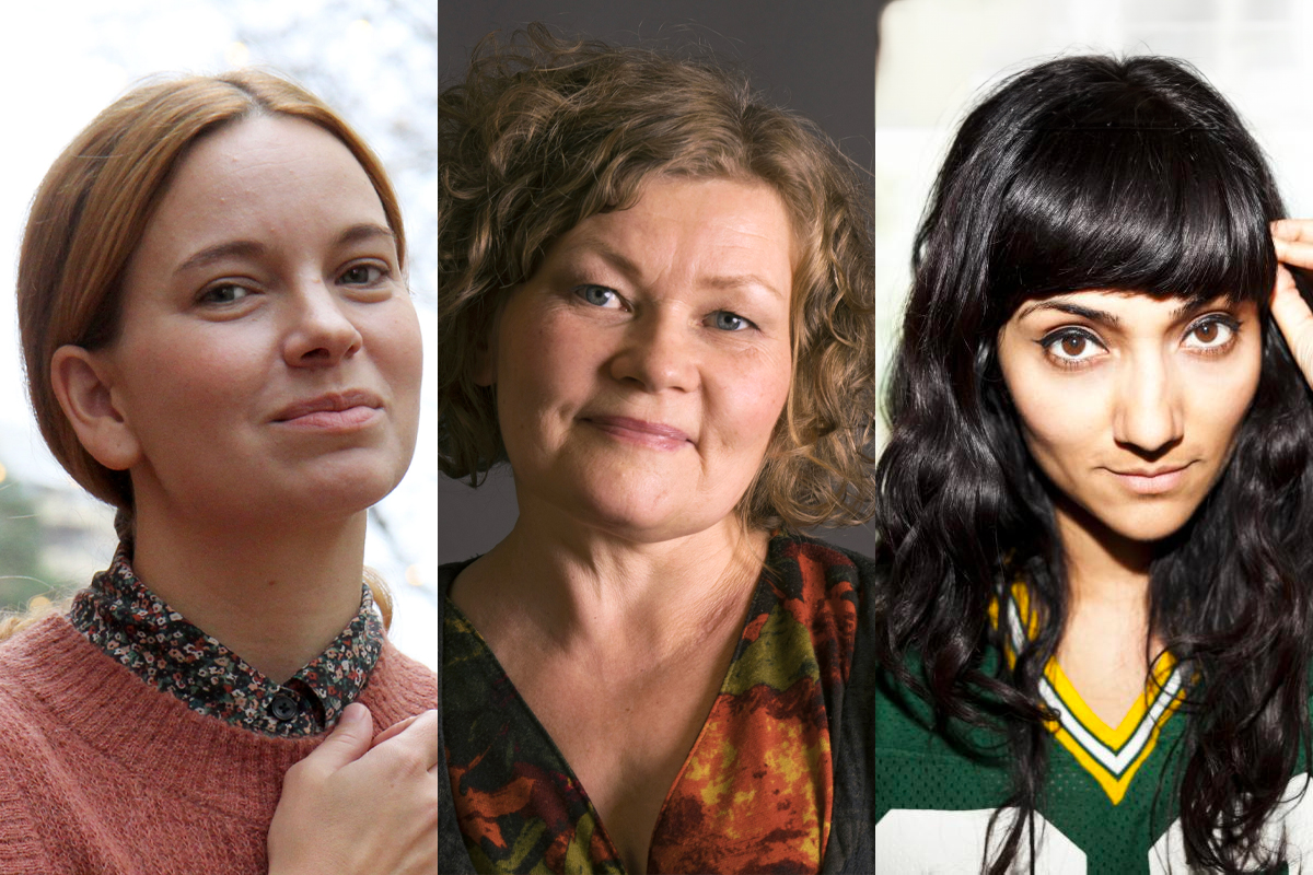 Musikerne Marit Larsen, Kristin Mellem og Samsaya. (Foto: Gitte Johannessen/Kultnett/Mille Frømyhr.) 2 3:2