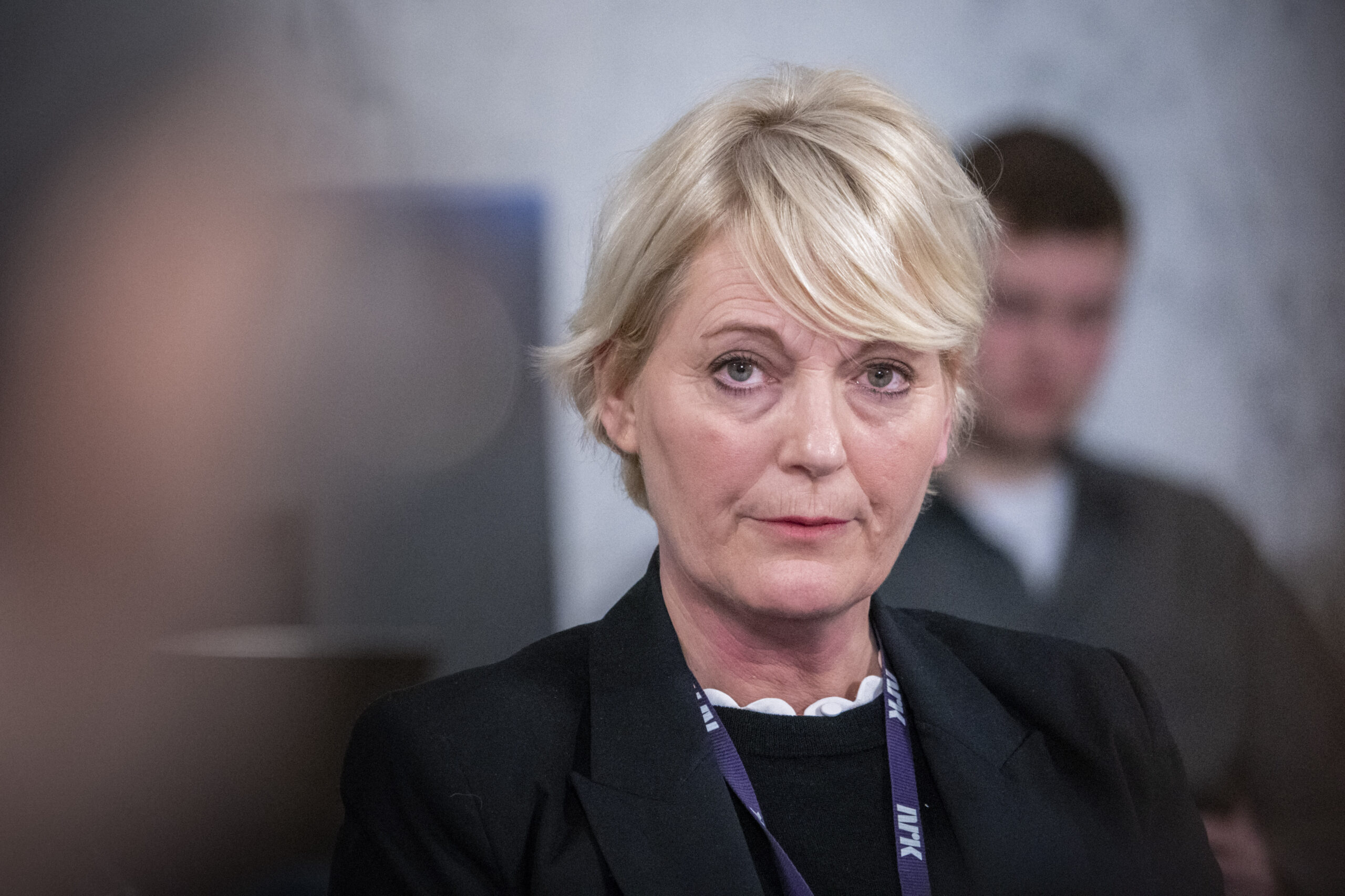 Oslo 20230309. Kringkastingssjef i NRK Vibeke Fürst Haugen under møtet i Kringkastningsrådet om Sophie Elise-saken torsdag. Foto: Ole Berg-Rusten / NTB