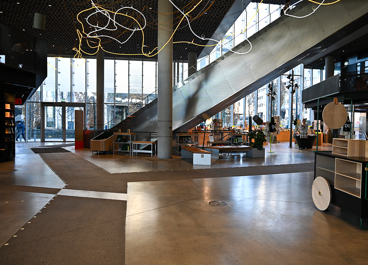 Deichman Bjørvika. (Foto: Linn de Lange.)