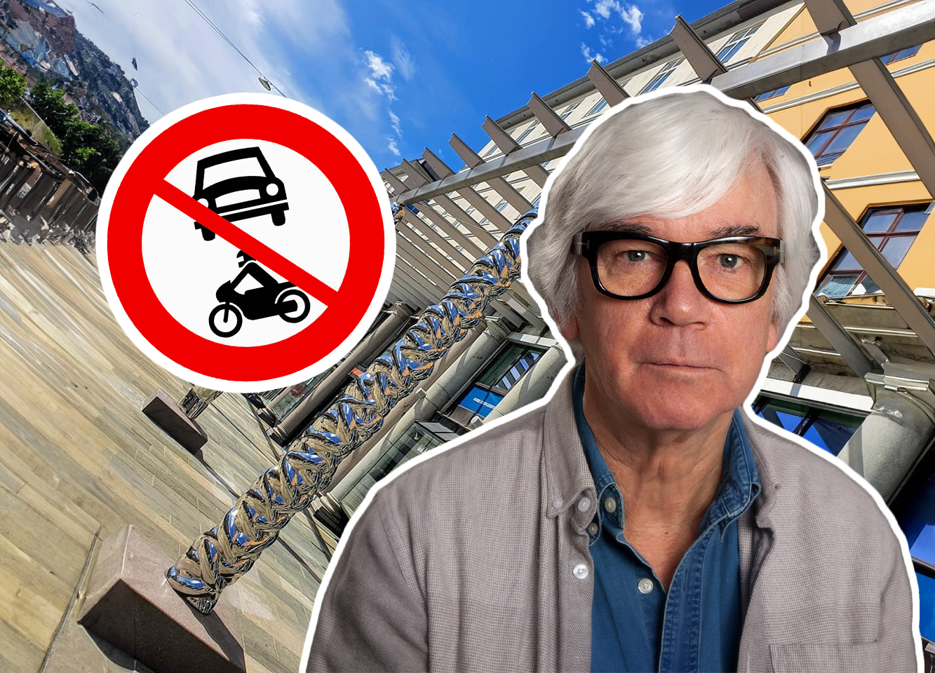 Ole Torp reagerer på Bergen, Torgallmenningen, Bård Breivik. (Foto: Paal Kahrs arkitekter, Sturlason. Kollasj: Subjekt.) 1 25:18