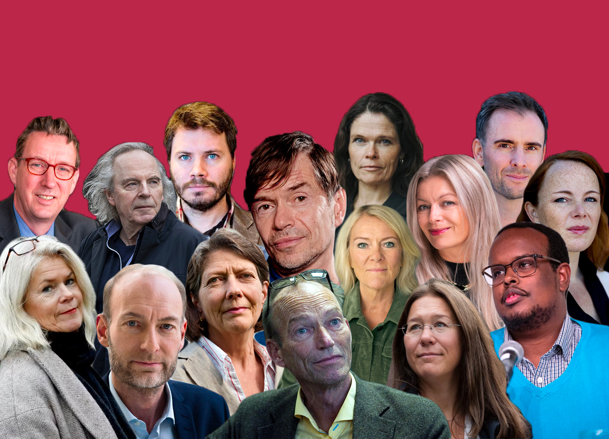 Skattelistene. Norges intellektuelle elite. (Kollasj: Subjekt.) 1 25:18