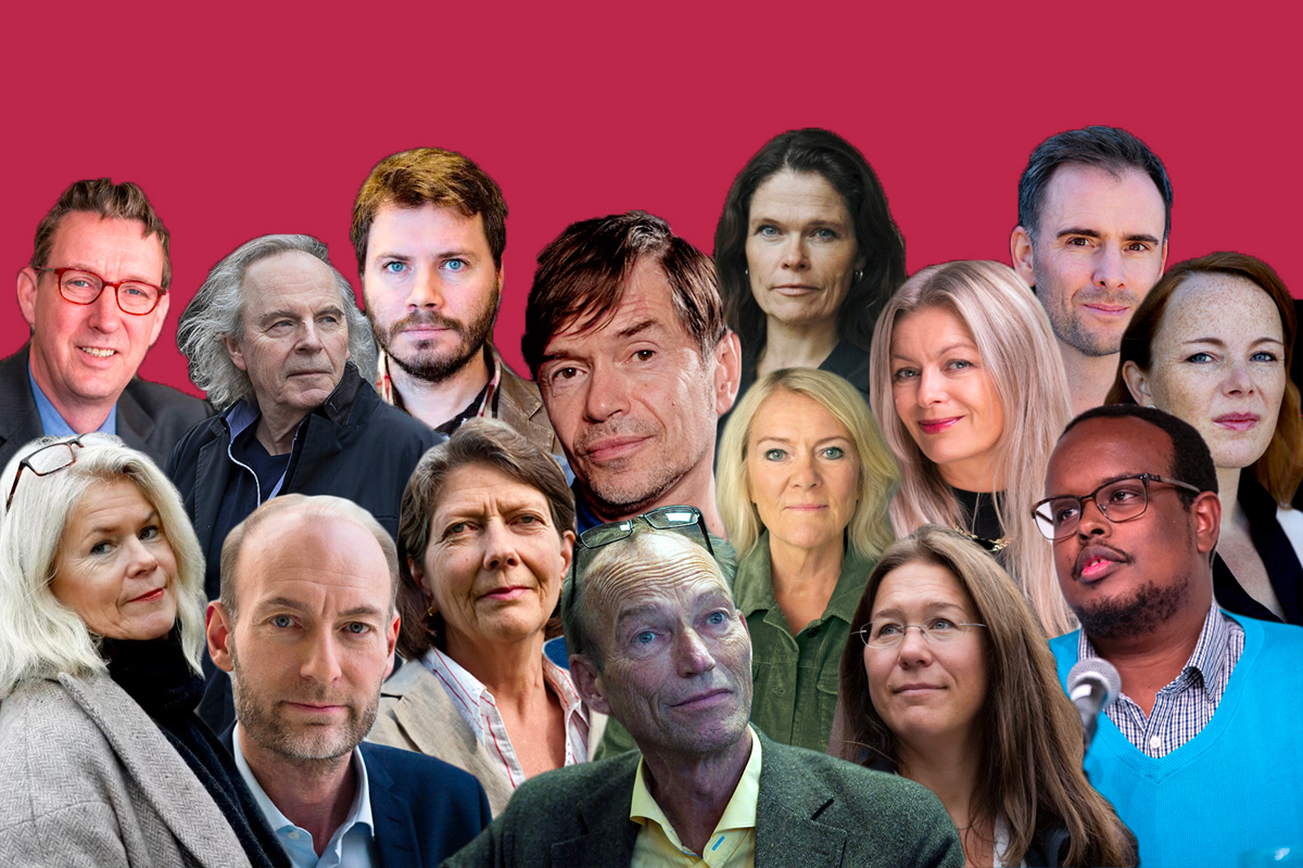 Skattelistene. Norges intellektuelle elite. (Kollasj: Subjekt.) 2 3:2