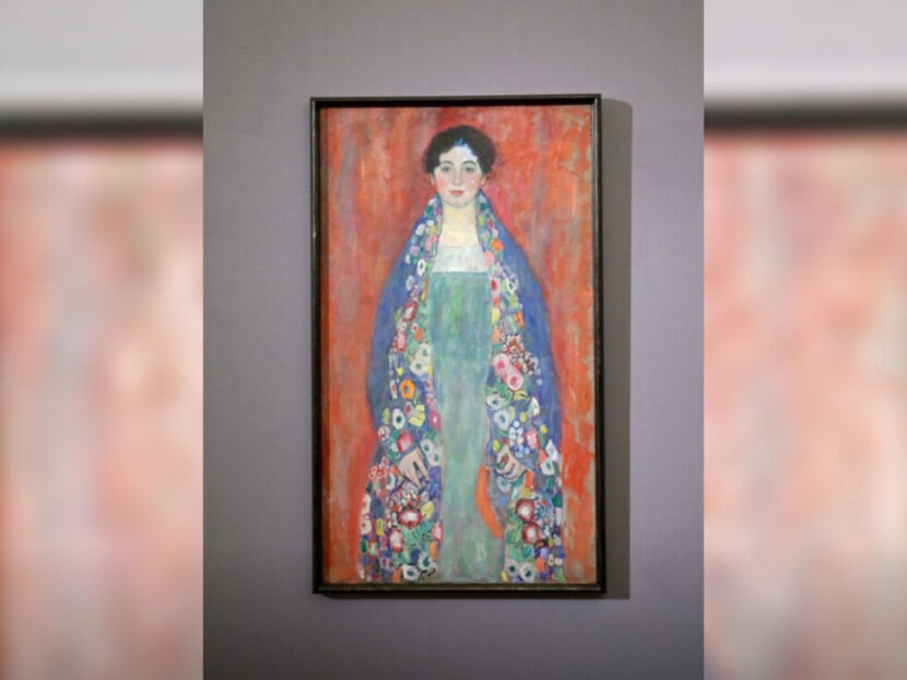 Gustav Klimt, «Portrett av frøken Lieser», gjenoppdaget i Wien etter 100 år. (APA/Roland Schlager.)