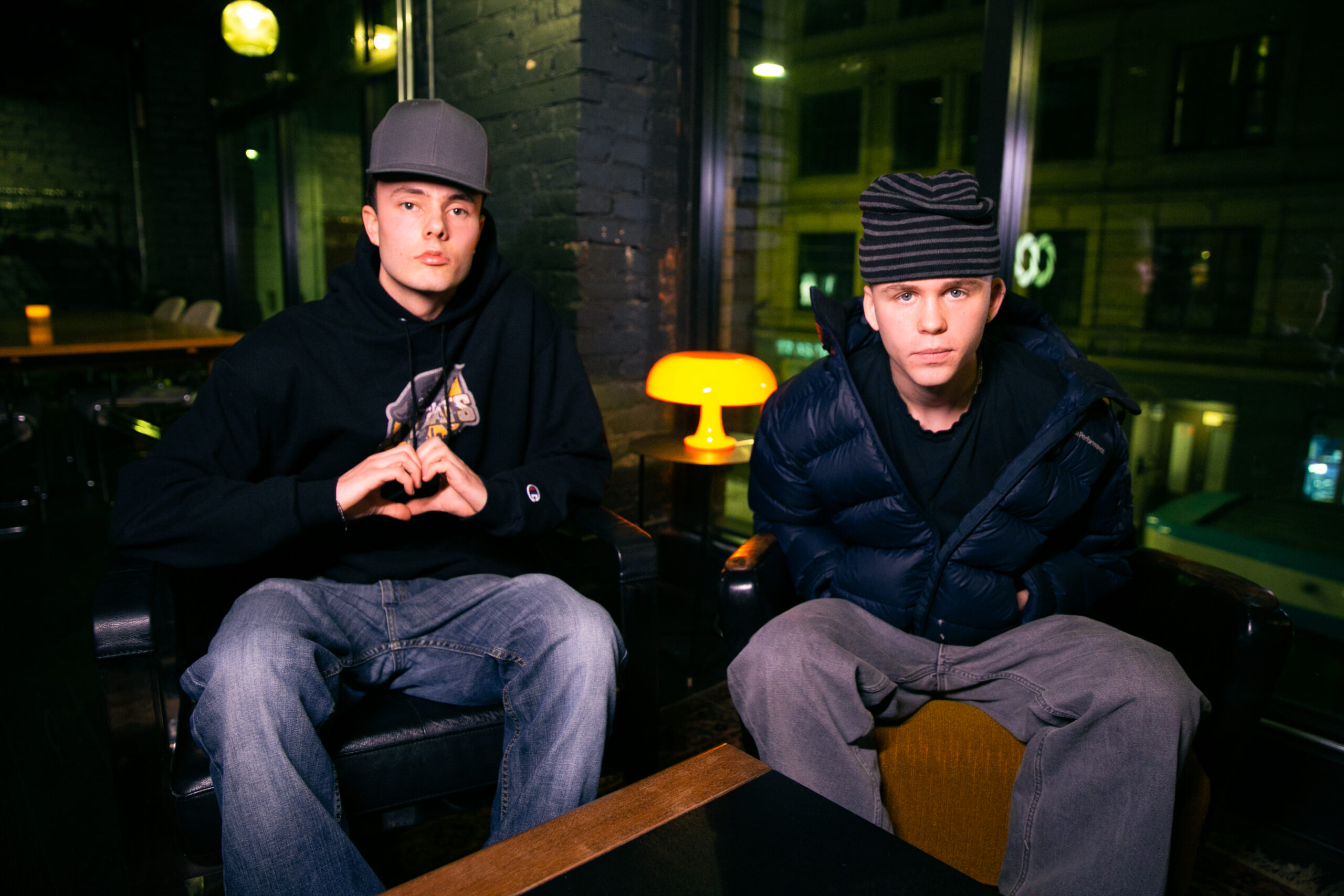 Nor Torgersen og Jo Sørlie i Iglo. (Foto: Aurora henni Krogh.)