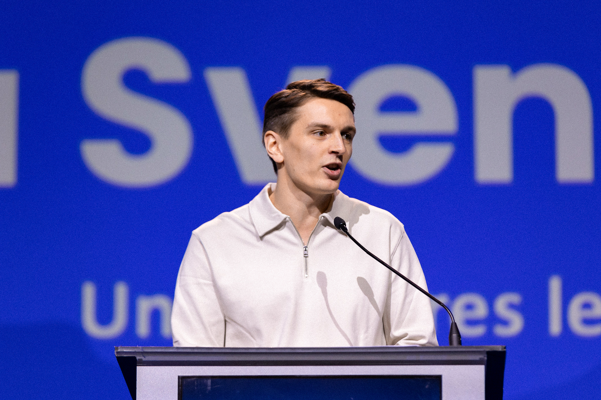 Leder i Unge Høyre, Ola Svenneby. (Foto: Unge Høyre.)