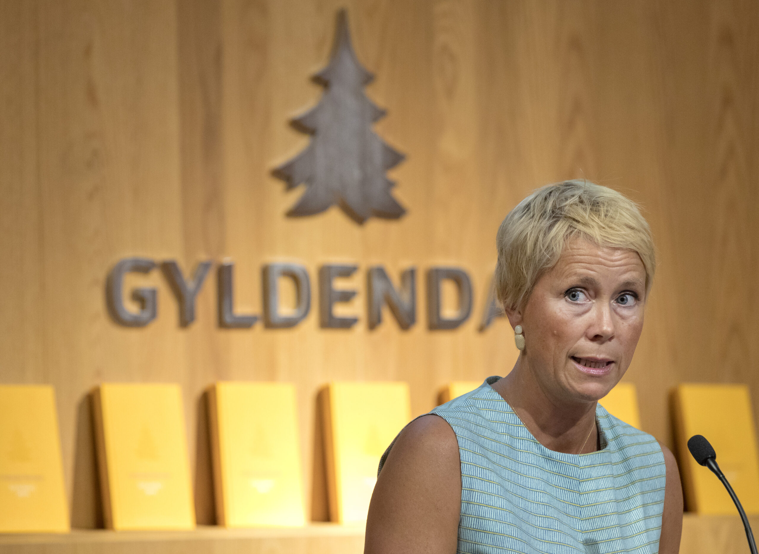 Sjef for norsk skjønnlitteratur i Gyldendal, Kari Marstein. (Foto: Gorm Kallestad/NTB.)