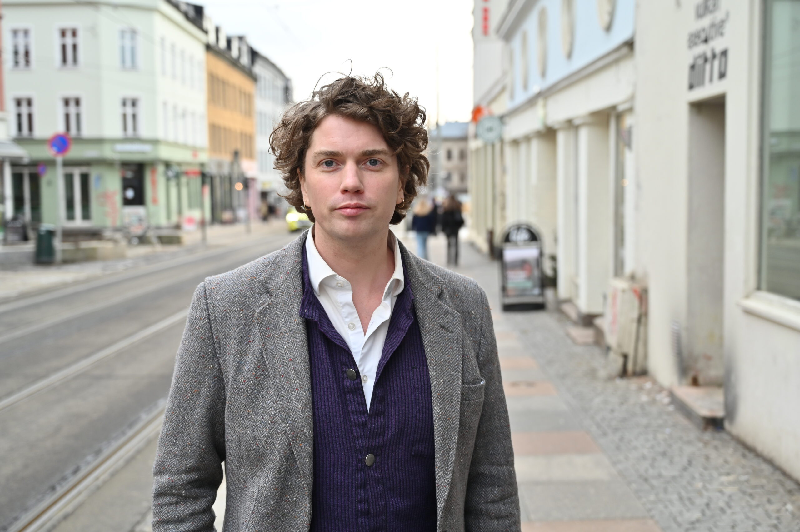 Kristian Hoff-Andersen fra Arkitekturopprøret. (Foto: Peter-André Hegg.)