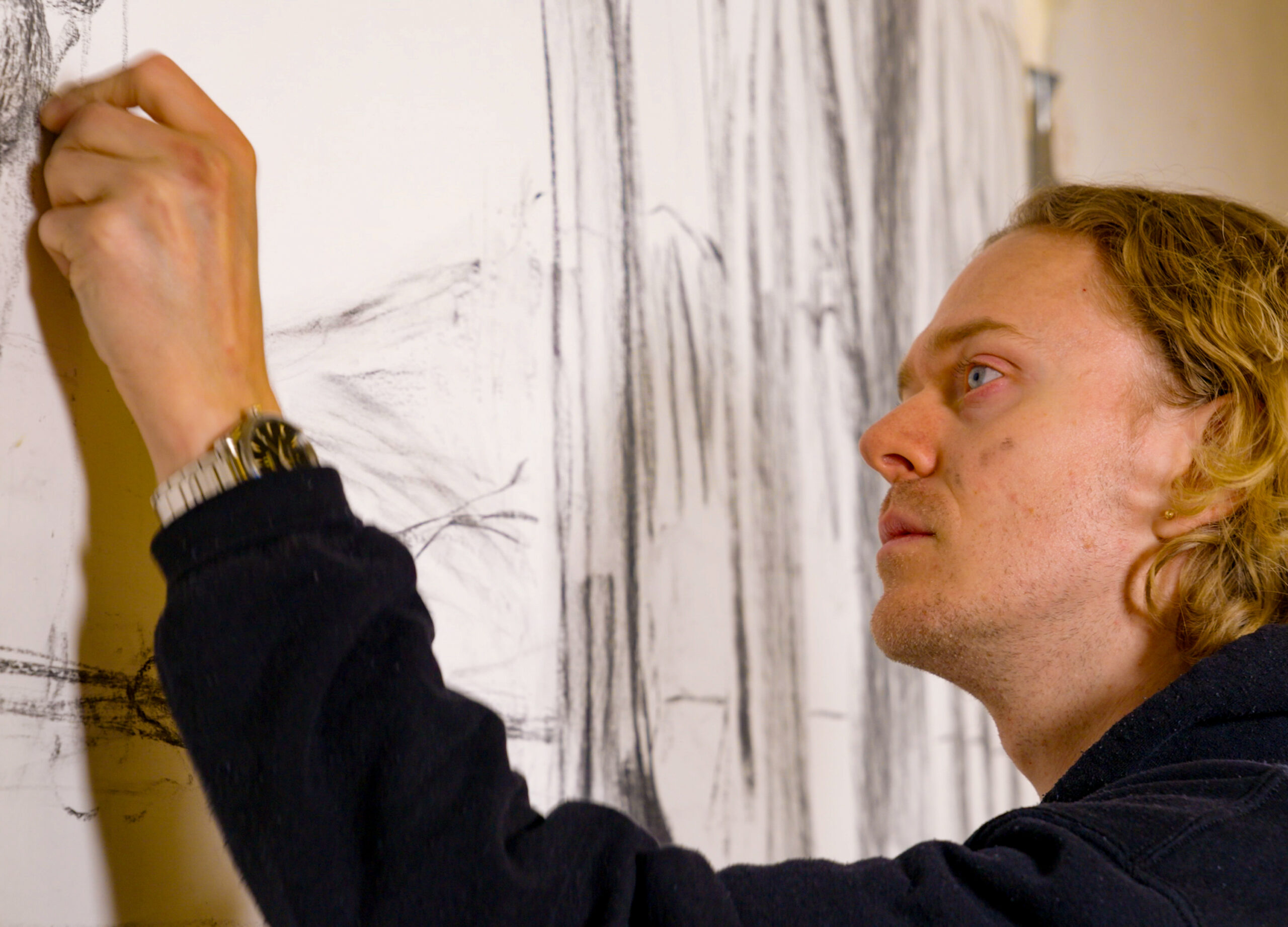 Nikolai Torgersen i «Kunstnerliv» på NRK. (Foto: NRK.) 1 25:18