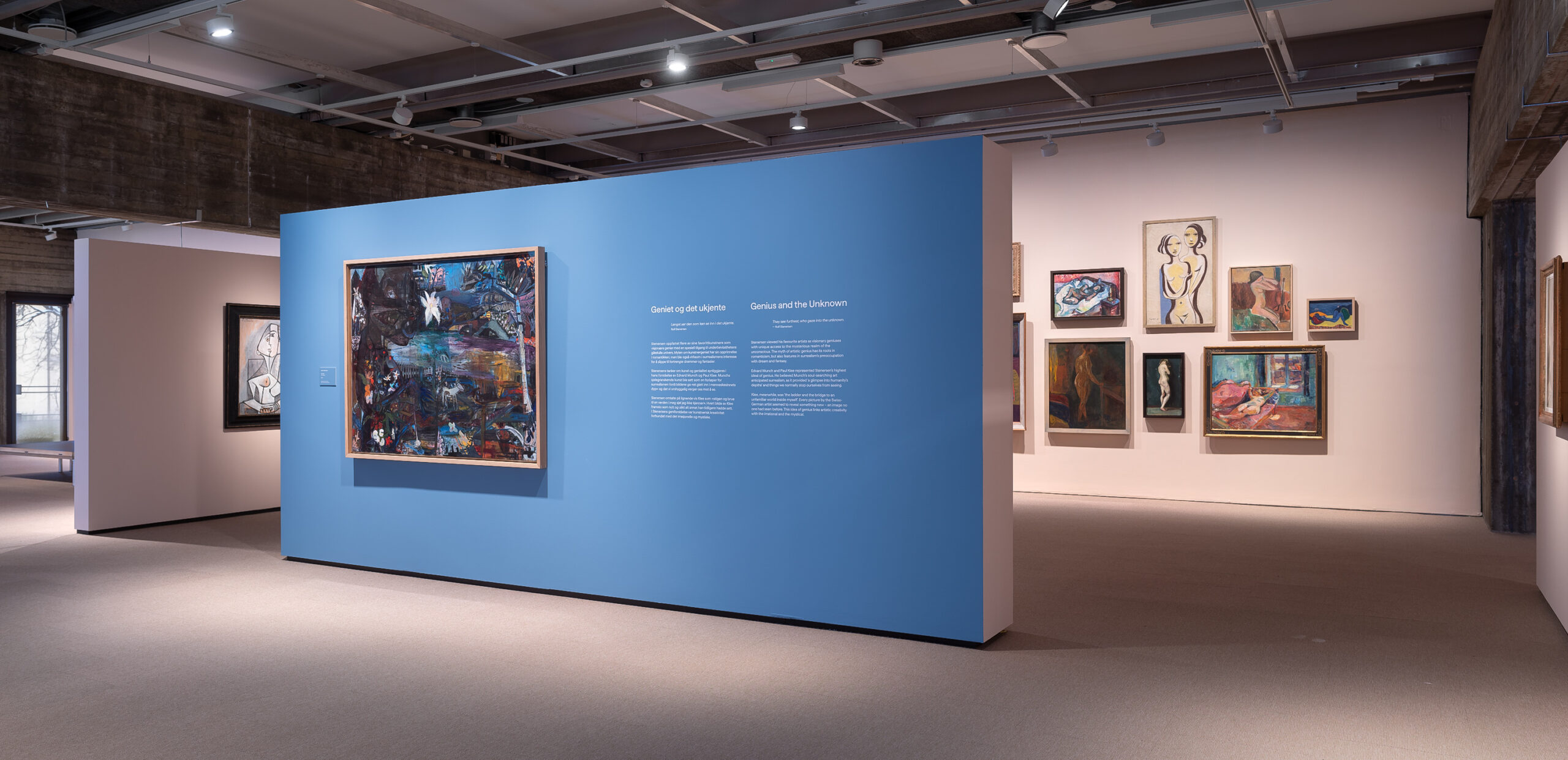 Fra utstillingen «Kan hende er det vakkert. Kunstsamleren Rolf Stenersen». (Foto: Dag Fosse /Kode.)