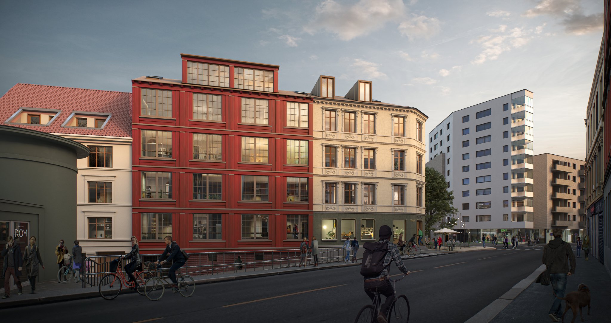 Slik ser planene for Hausmanns gate 42 ut. (Foto: Presse.)