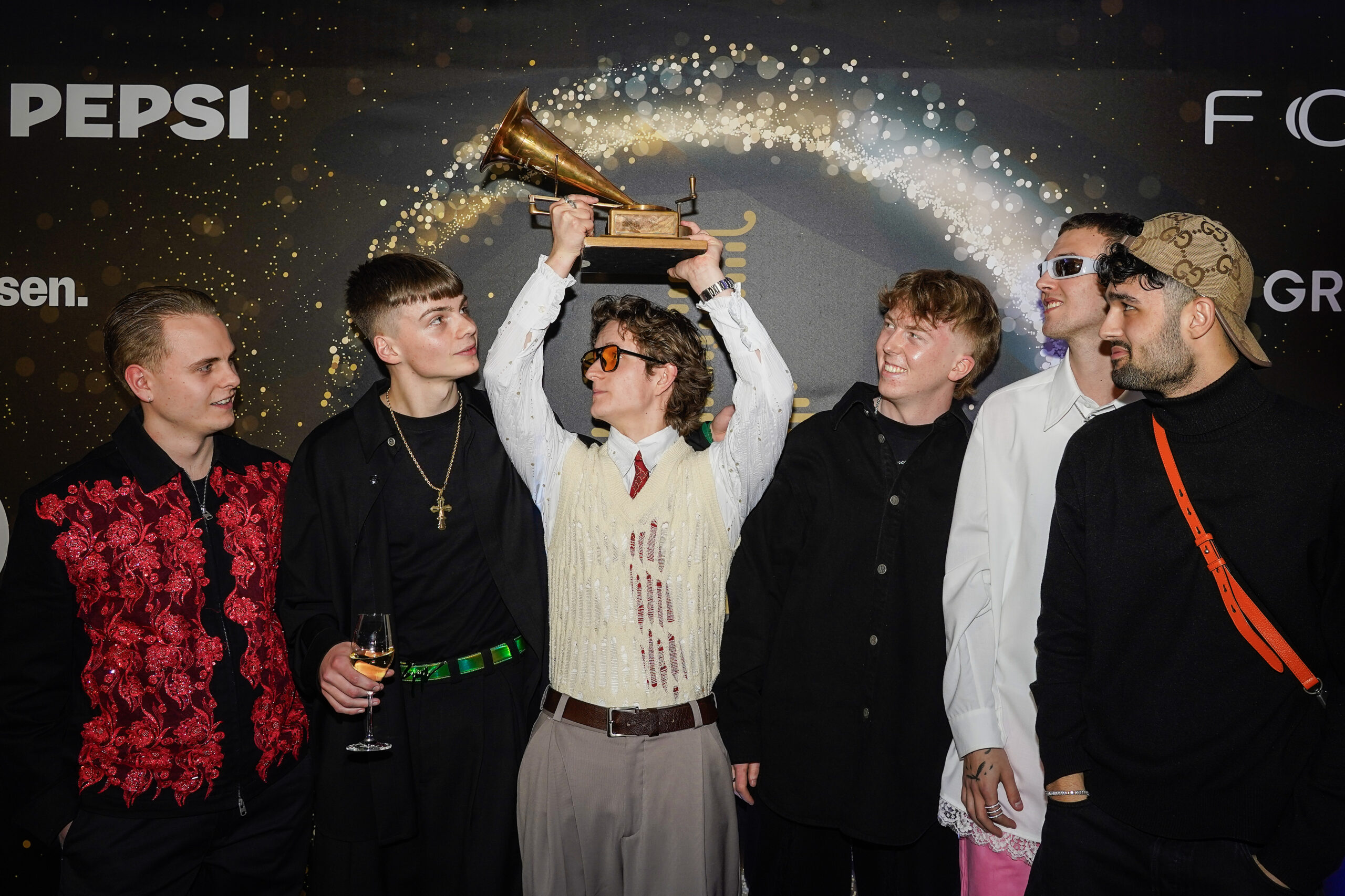 Oslo 20240404. Bandet Undergrunn ble kåret til Årets Spellemann torsdag kveld. (Foto: Terje Bendiksby/NTB.)